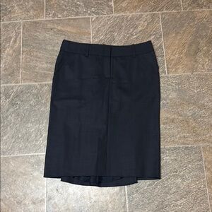 BCBGMaxAzria Navy Pencil Skirt